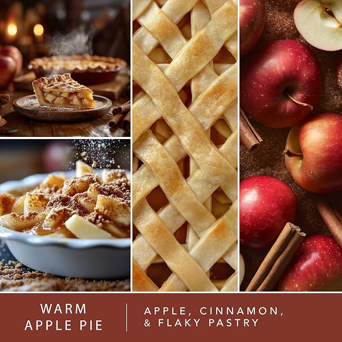 Scentsationals Wax Melts Strong Scent - Warm Apple Pie - Long Lasting Scented Melts for Warmers, 10oz (24-Cubes)