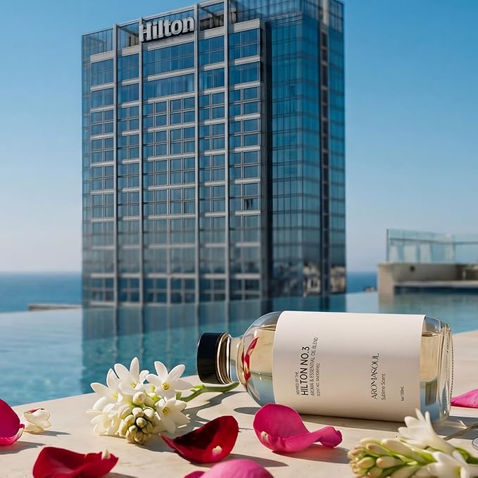 Hotel Diffuser Oil Inspired by Hilton Scent - Premium Fragrance Oil for Ultrasonic and Waterless Diffuser - 120 mL, 4 fl oz
