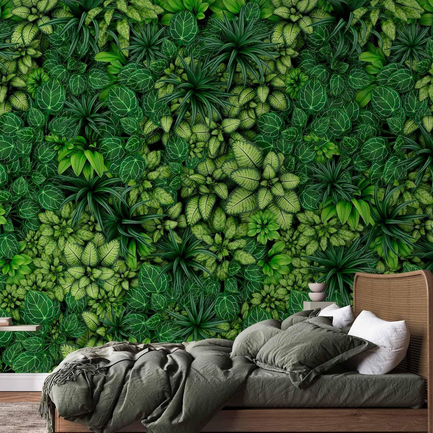 artgeist Wall Mural Plants 98x69 in - XXL Non-Woven Wallpaper Fleece Wall Decor Photo Print Picture Image Design Nature Botanics Tropical Leaves b-B-0601-a-a