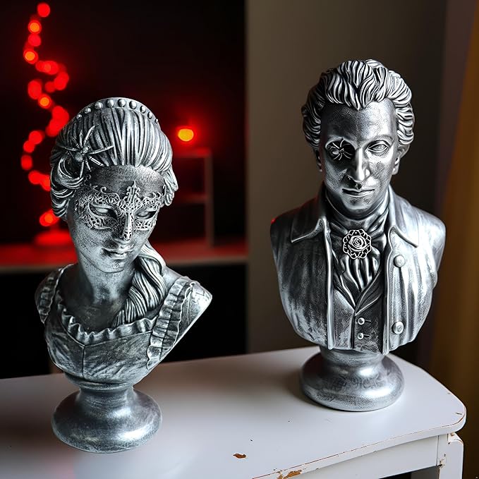 Halloween Character Decoration Sculpture, Vintage Simple Art,Decorations Applicable Home,Living Room,Bedroom,Office Desk Table Indoor,Halloween Party Decorations Statue