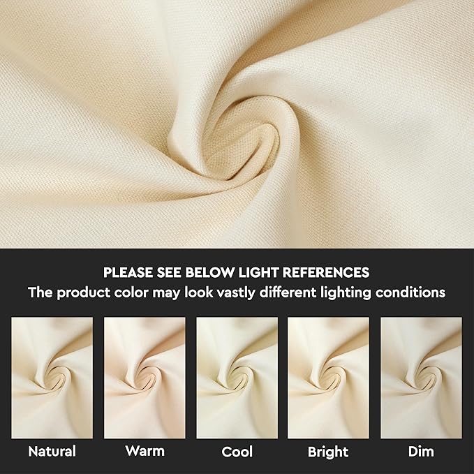 Encasa XO Throw Pillow Covers 18x18 in Set of 4 Natural | No Inserts | Cotton Pillow Covers for Living Room, Bed, Sofa, Couch | Decorative Cushion Covers with Improved Zipper