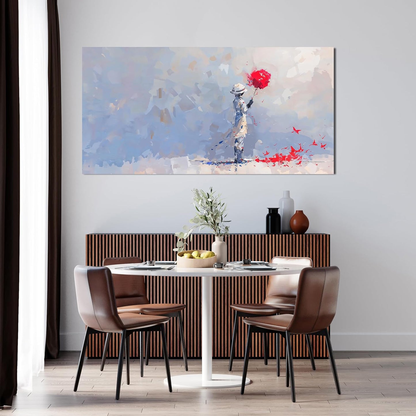 Canvas Wall Art Decor Modern Minimalist Wall Art Decor Wall Pictures For Living Room Artwork for Walls Colorful Wall Art Decorations Bedroom Office Home Wall Decor Aesthetic Ready to Hang 20" X 40"