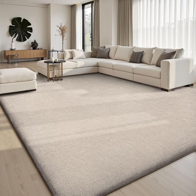 Sour Lemon 9x12 Area Rugs for Living Room, Soft Large Area Rug Fluffy Rugs for Bedroom，Machine Washable Area Rug Non Slip Carpet Rug for Living Room Playroom Kids Room Home Decor