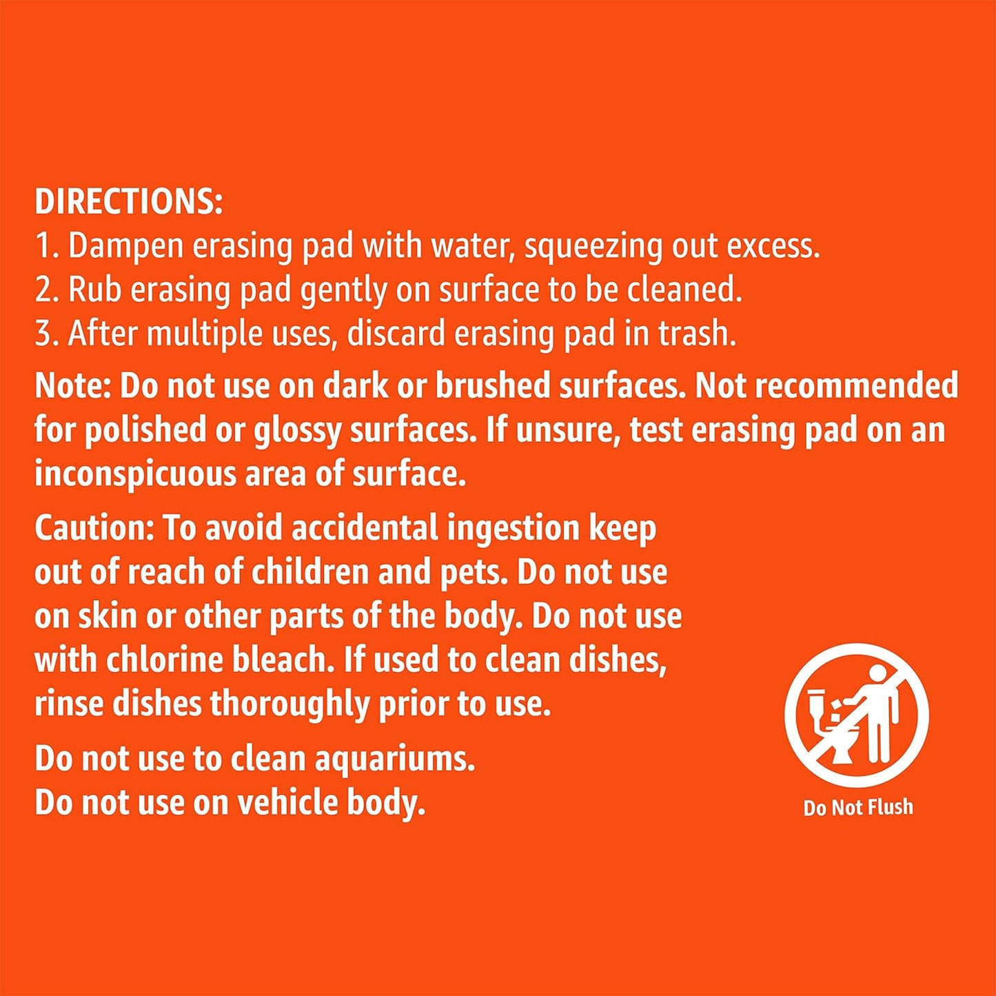 Amazon Basics Extra Durable Eraser, Cleaning Sponges, Removes Scruff Marks and Dirt from Any Surface (2 Packs of 7)