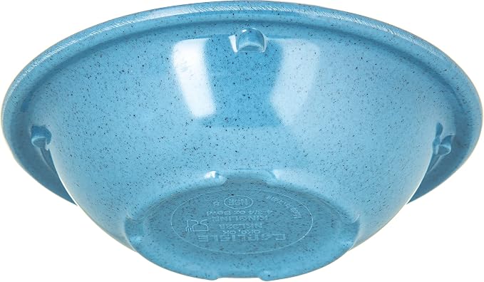 Carlisle FoodService Products Kingline Rimmed Fruit Bowl, Heavy Duty Melamine Dish for Serving, 4.75 Oz, 48 Count, Sandshade