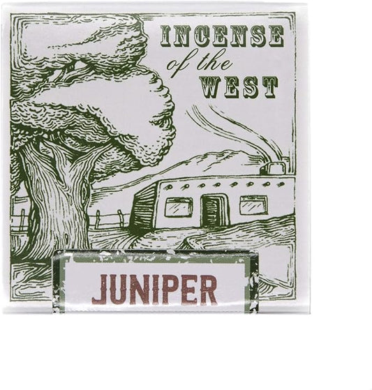 Incienso de Santa Fe - Juniper Natural Wood Incense Bricks Without Holder, 40 Count - Made in the USA