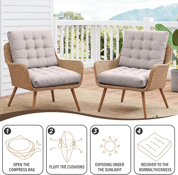 Tiita Outdoor Cushions Square Floor Pillow Thicken Tufted Seat Pad Large Floor Cushion for Yoga Meditation Living Room