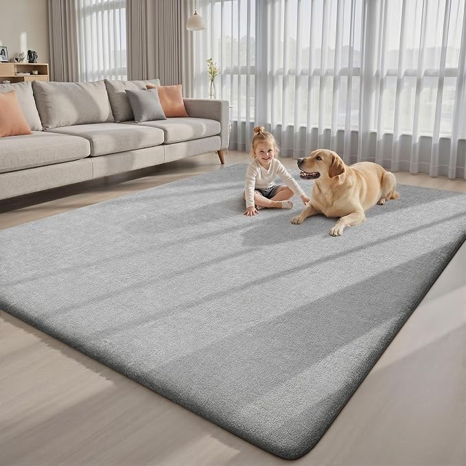 Sour Lemon 5x7 Area Rugs for Living Room, Soft Large Area Rug Fluffy Rugs for Bedroom，Machine Washable Area Rug Non Slip Carpet Rug for Living Room Playroom Kids Room Home Decor
