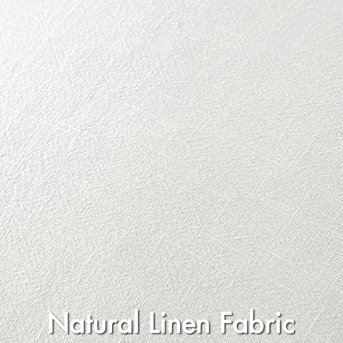 MIULEE Cream Linen Pillow Covers Pack of 4 Decorative Natural Solid Throw Pillow Covers Soft Accent Boho Farmhouse Couch Pillowcases Modern Spring Home Decors for Living Room Bed Sofa 18x18 Inch