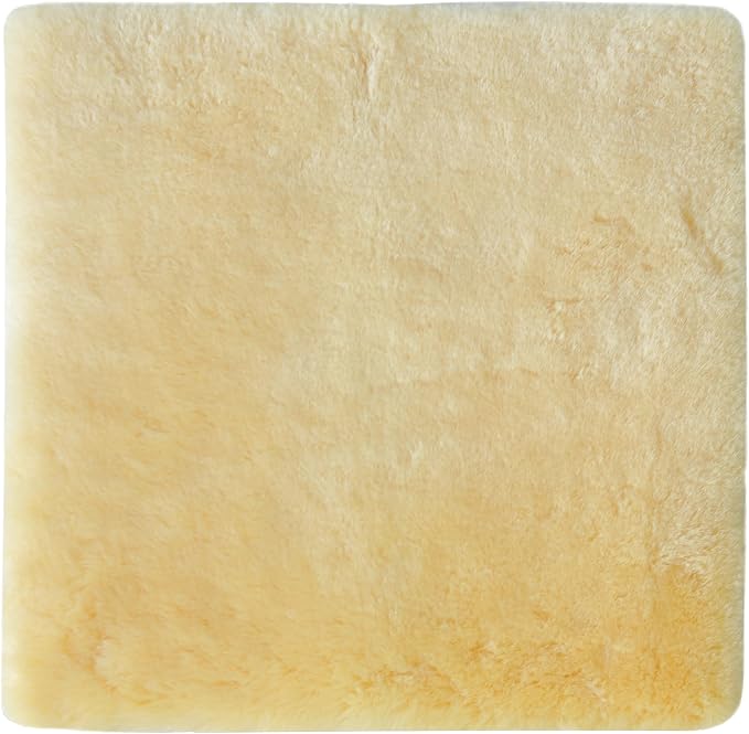 Natural Sheepskin for Bed Sores and Skin Irritation | Tauranga 100% Real Medical Sheepskins with Non-Slip Back for Pain Relief and Discomfort, Wool Seat Pad, Emerald, 26 in. x 46 in.