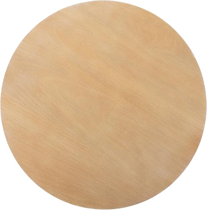 Kate and Laurel Foxford Tiered Round Side Table; 22 x 22 x 25; Light Natural; Transitional Two-Tier Circle Nightstand Table with Storage for Use as Living Room End Table