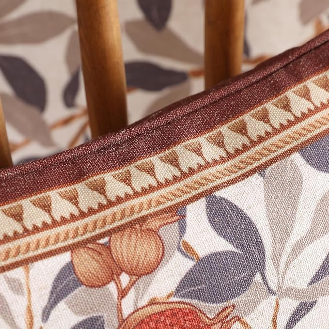 patdrea Designer French Vintage Linen Throw Pillow Cover,12"x20",Set of 2 | Decorative Pillow Case with Zipper,Floral Pattern,Pillow Cover for Couch Living Room Bedroom Sofa