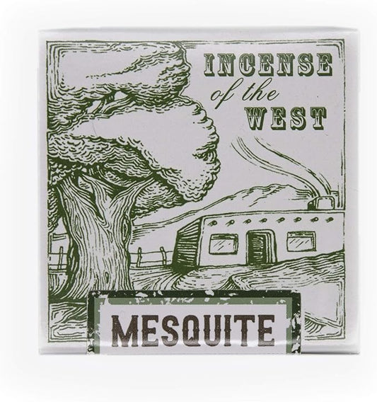 Incienso de Santa Fe - Mesquite Natural Wood Incense Bricks Without Holder, 40 Count - Made in the USA