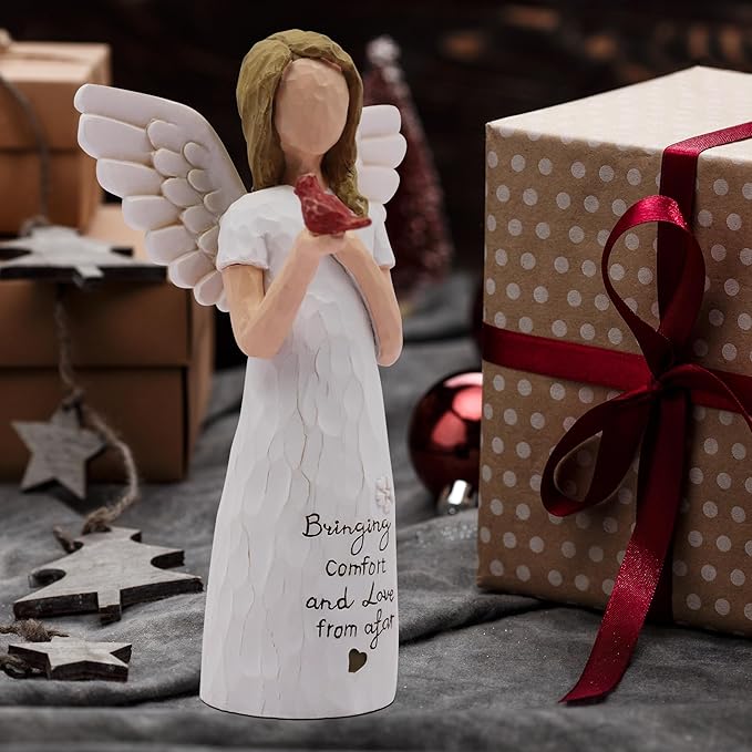 Cardinal Gifts for Women, Cardinal Decor, Sympathy Gifts for Loss of Loved One, Grief Gift for Women, Sculpted Hand-Painted Figurine