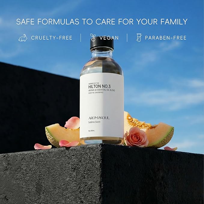 Hotel Diffuser Oil Inspired by The Hilton No.3 Scent - Premium Fragrance Oil No. SA61089182 for Ultrasonic and Waterless Diffusers - 250 mL, 8fl oz