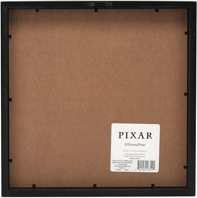 Disney Pixar Cars Lightning McQueen Framed Wall Decor - The Bigger The Dream, The Better The Day