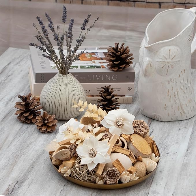 ANDALUCA Maison Box Fragrance Palo Santo Potpourri Decorative Vase & Bowl Filler Home Décor (Palo Santo)