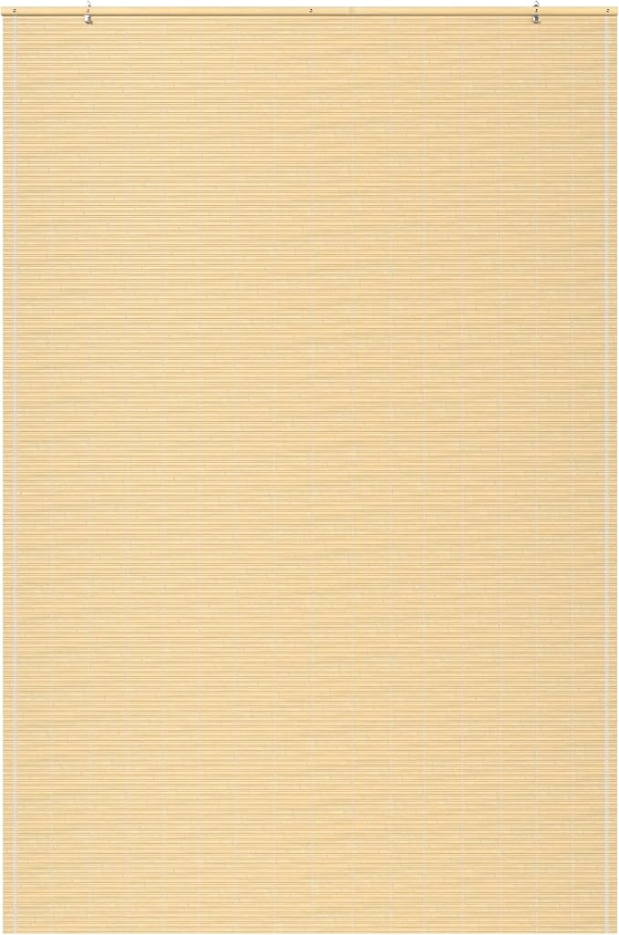 Red Lantern Bamboo Cordless Window Shade - Natural, 48" Wide