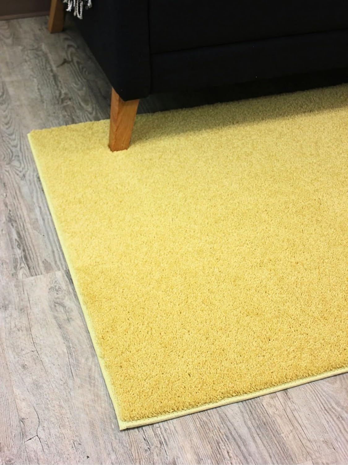 KOECKRITZ Soft and Colorful Kids Classroom Area Rugs (Passes Flammability Pill Test) Many Sizes and Bright Colors to Select from (4' x 6', Lemon)