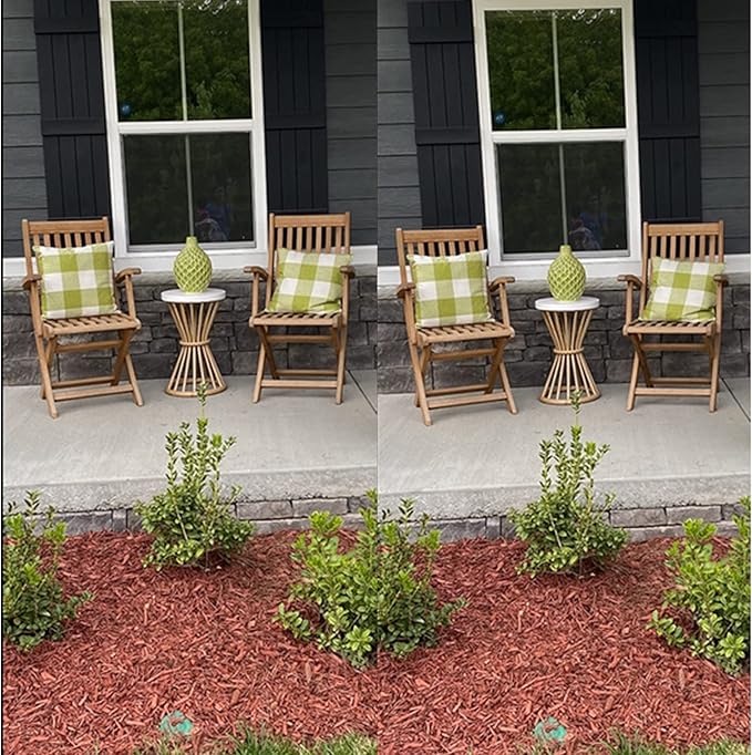 Outdoor Green Throw Pillow Covers 18x18 Set of 2 Buffalo Plaids Check Spring Front Porch Decorative Gingham Cushion Cases Home Decor Farmhouse Rustic for Patio Furniture Couch Bed Sofa,Sage Grass