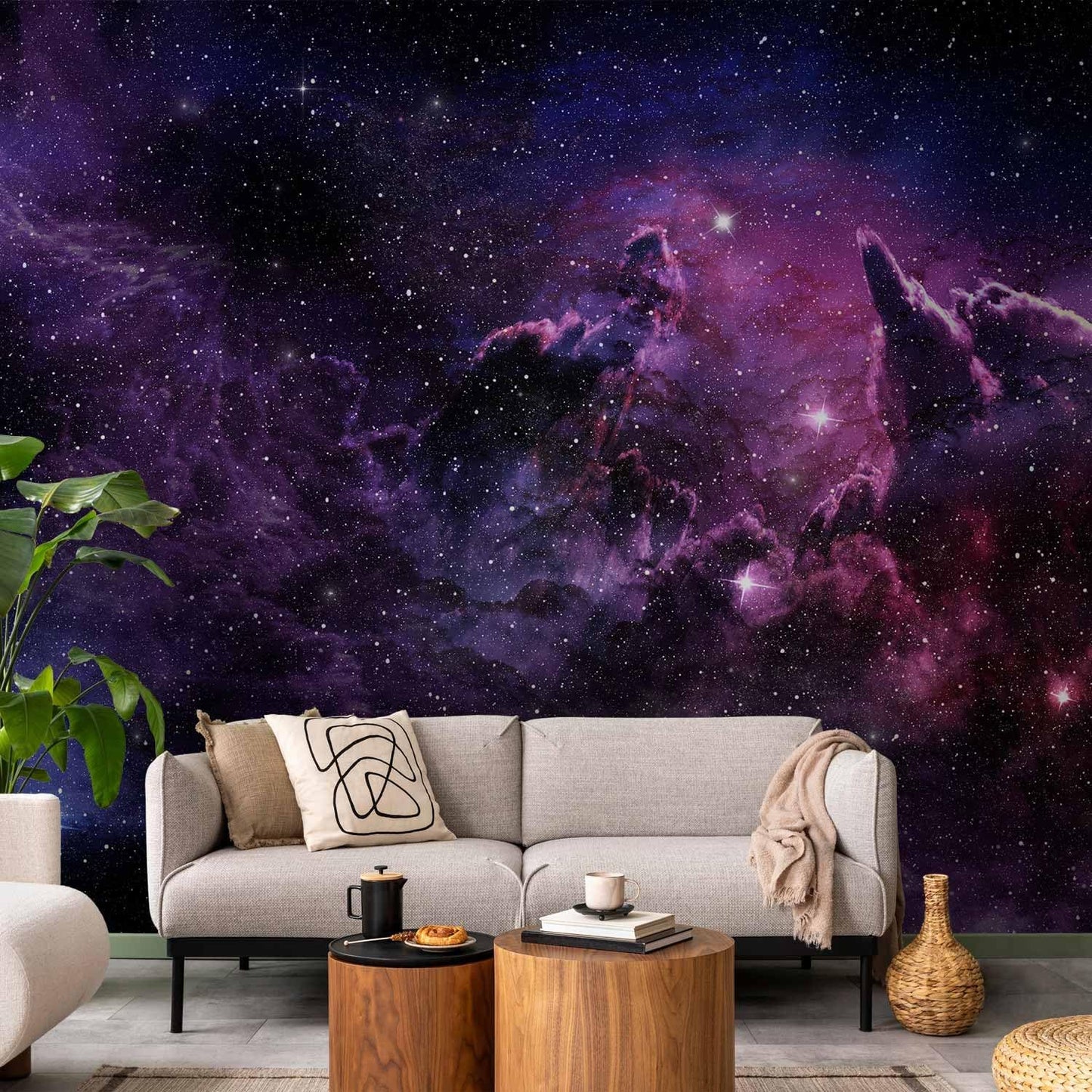 artgeist Premium Wall Mural Cosmos Galaxy 118x83 in - XXL Non-Woven Wallpaper Fleece Wall Decor Photo Print Picture Image Design Home a-C-0022-a-a