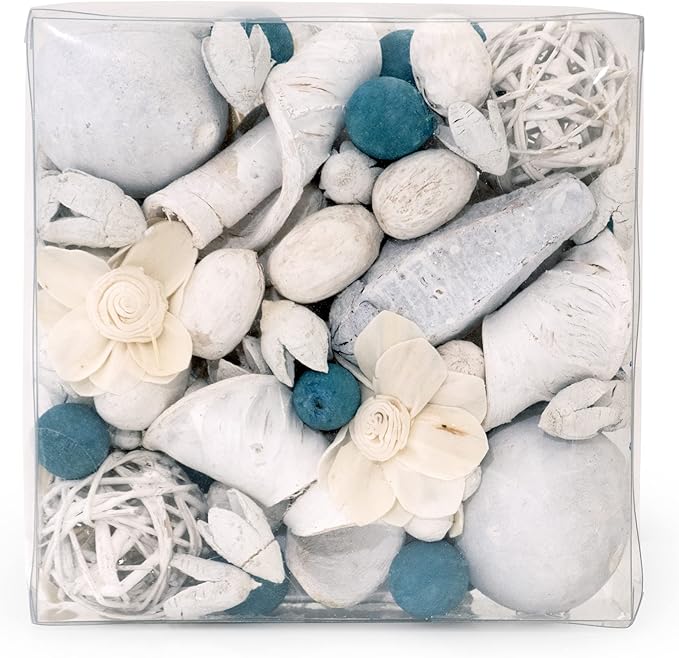 ANDALUCA Maison Box Fragrance Potpourri Decorative Vase & Bowl Filler Home Décor (Linen Breeze)