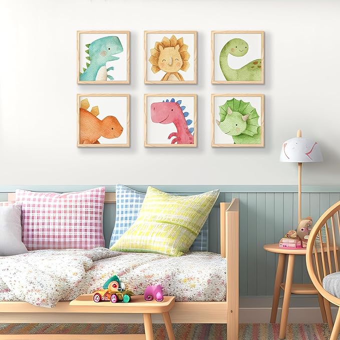 upsimples 12x12 Picture Frame, Display Pictures 8x8 with Mat or 12 x 12 Without, Wall Hanging Square Frames, Natural, 1 Pack