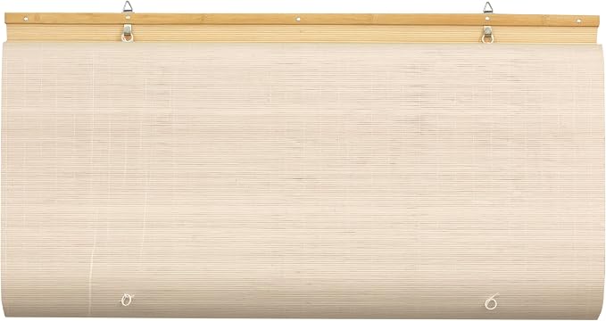Red Lantern Bamboo Window Shade Blind - Nesting Birds 36" Wide