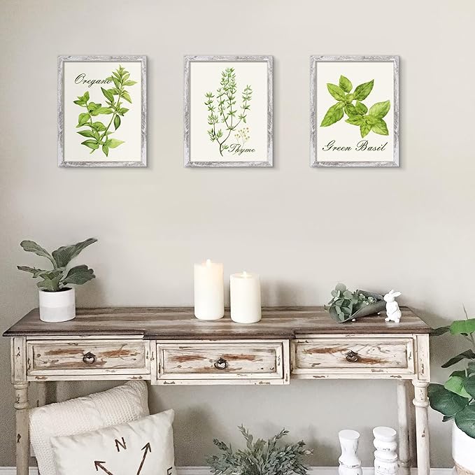 upsimples 11x14 Picture Frame, Display Pictures 8x10 with Mat or 11 x 14 Without, Wall Hanging Photo Frames, Rustic White, 1 Pack