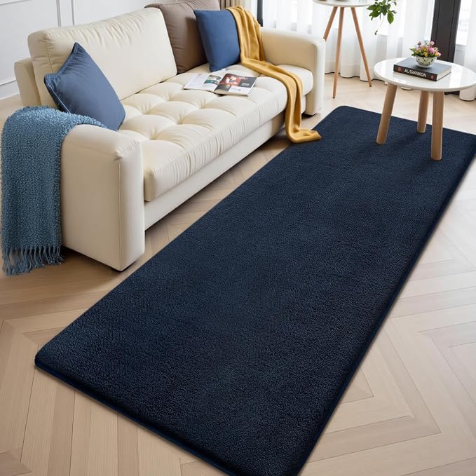Sour Lemon 2x6 Soft Runner Rugs for Hallways, Bedside Rugs for Bedroom Living Room Area Throw Rug Runner Carpets Non Slip Memory Foam Area Rug for Kids Rooms, Dorm, Home Decor Aesthetic