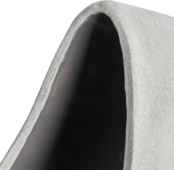 Bloomingville Modern Terracotta Abstract Vase, Grey