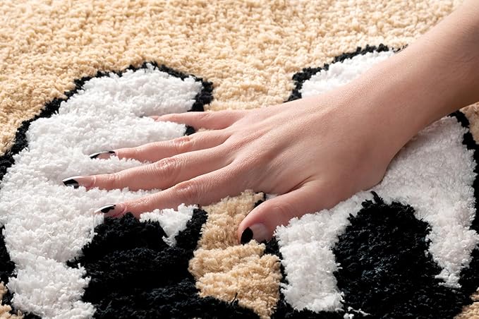 Jay Franco Disney Mickey Mouse Plush Fluffy Accent Rug - 4 x 3 ft Area Rug for Kids Bedroom or Living Room Decor