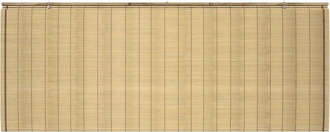 Red Lantern Burnt Bamboo Cordless Window Shade - Tortoise, 72" Wide