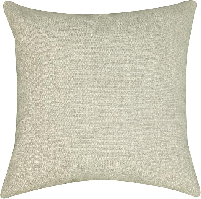 BOYSUM Set of 2 Leather Throw Pillow Covers Cotton Linen Decor Patchwork Pillow Cover Faux Leather Pillows Cover for Couch Sofa Living Room Bedroom,Beige Yellow 22"x22"