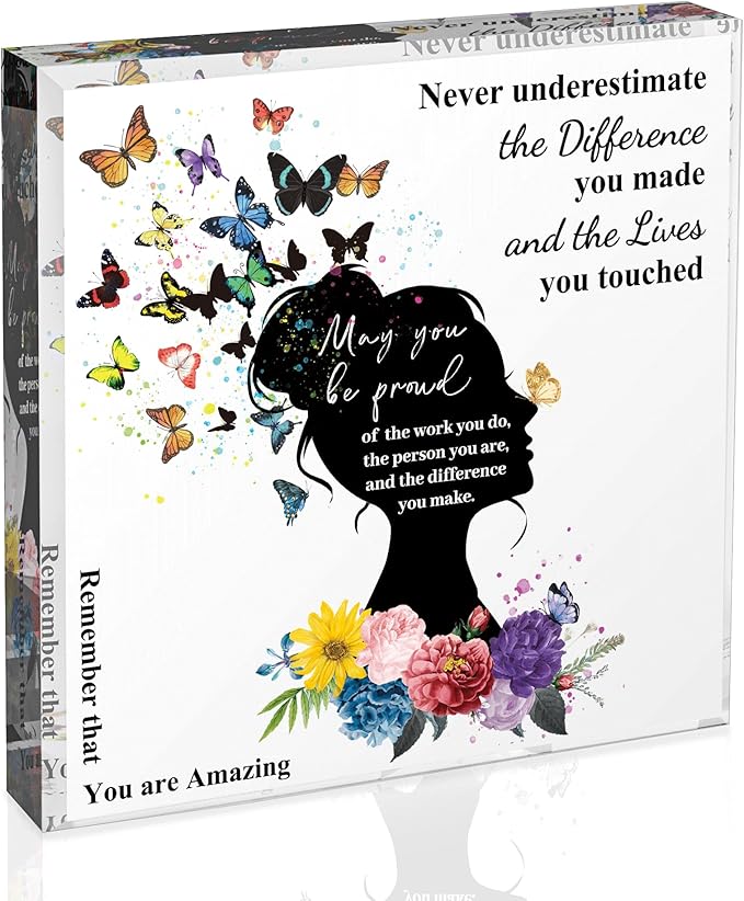 Inspirational Gifts for Women Friends Birthday, Thank You Gifts for Coworker, Appreciation Gift, Farewell Gift for Friends Female Nurse Teacher Counselor Boss Lady Sister