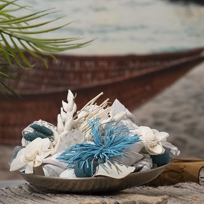 ANDALUCA Maison Box Fragrance Potpourri Decorative Vase & Bowl Filler Home Décor (Linen Breeze)