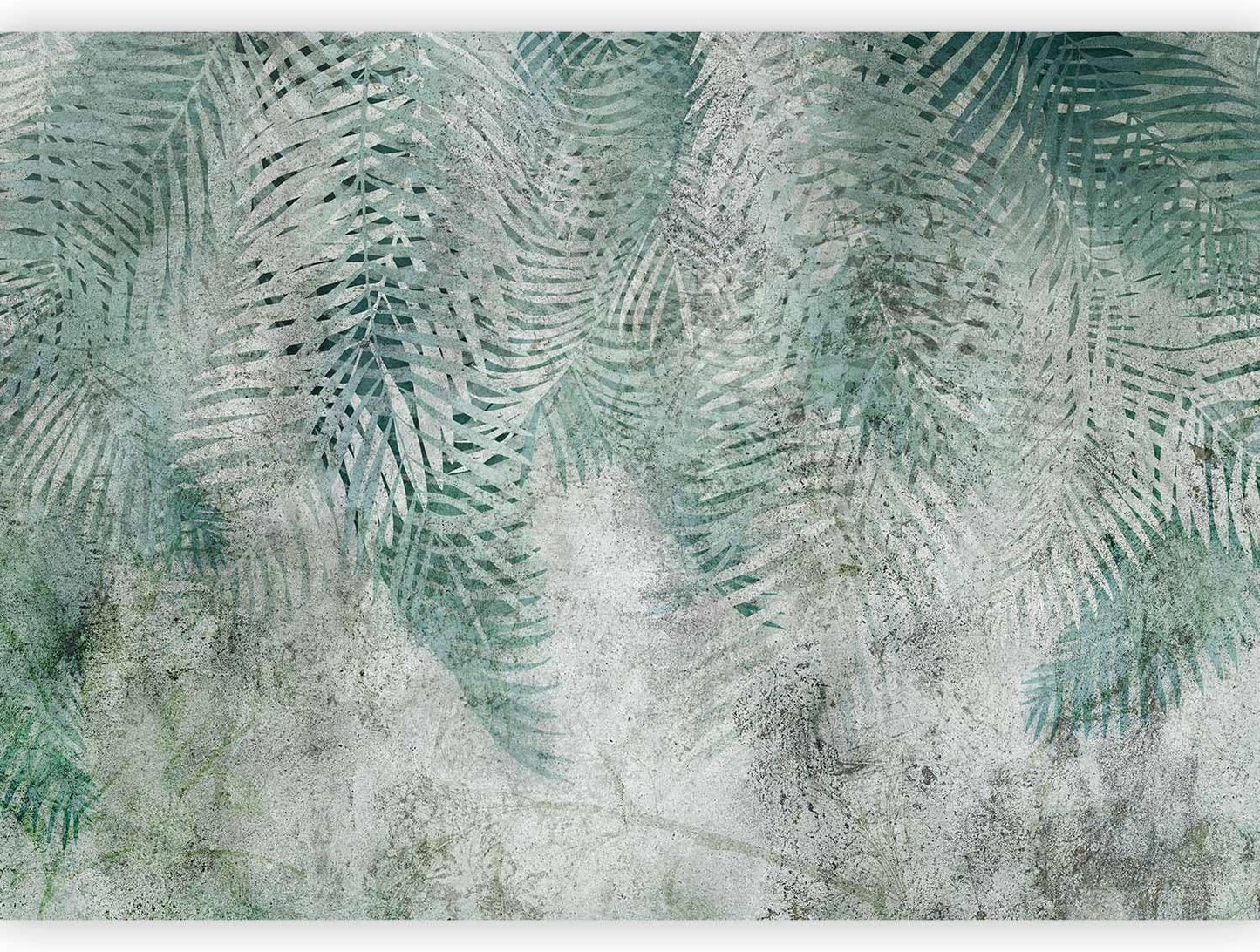 artgeist Premium Wall Mural Leaves 157"x110"XXL Non-Woven Wallpaper Fleece Wall Decor Photo Print Picture Image Design Nature Botanical Plants Palm Abstract b-C-0861-a-a