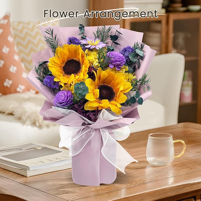 VTJMB Flowers for Delivery Prime Tomorrow, Preserved Flower Bouquet with Box, Birthday Dried Flowers Gift for Women, Mothers Day Gifts for Mom, Wife, Grandma, Friends