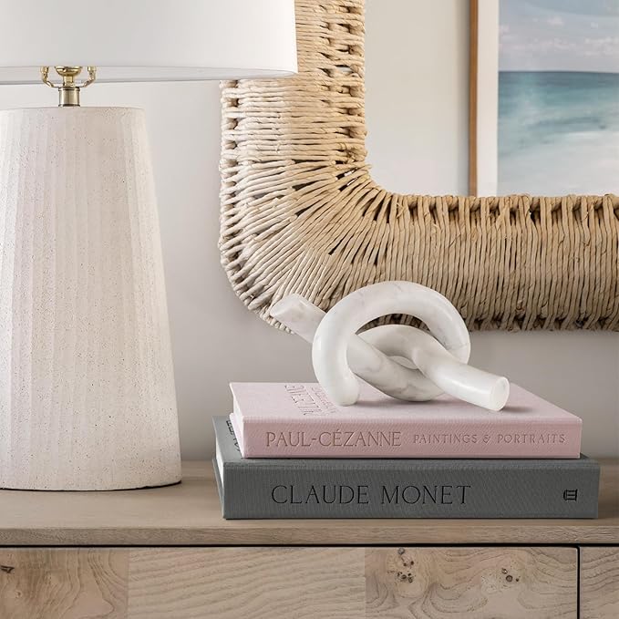Aesthetic Decorative Books - Coffee Table Books Decor - Faux Decor Book Storage Box for Decoration - Set of 2 Linen Fake Book for Home Table Decors - Photo Storage Keepsake Box