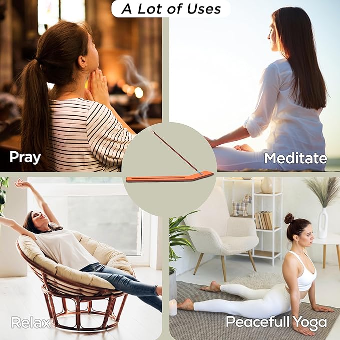 Raajsee Incense Sticks Assorted Pack (180 gm), 100% Pure Organic Natural Hand Rolled Free from Chemicals - Perfect for Aromatherapy, Cleansing, Meditation, and Church (12 Pack)