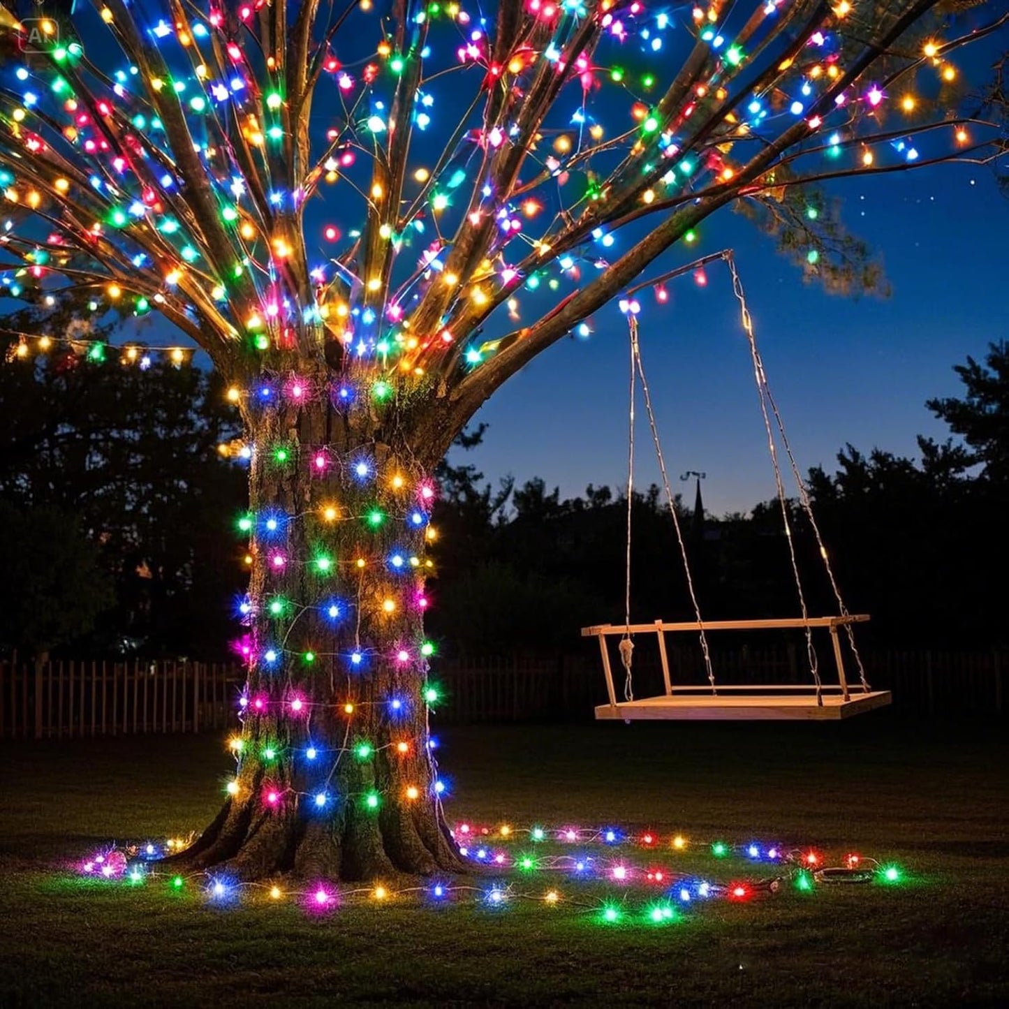 Christmas Lights Outdoor Waterproof Colorful String Lights Indoor 8 Modes Clear Wire 66ft 200 LED, Colorful Twinkle Fairy Light Plug in for Bedroom Wedding Party Easter Christmas Decorations