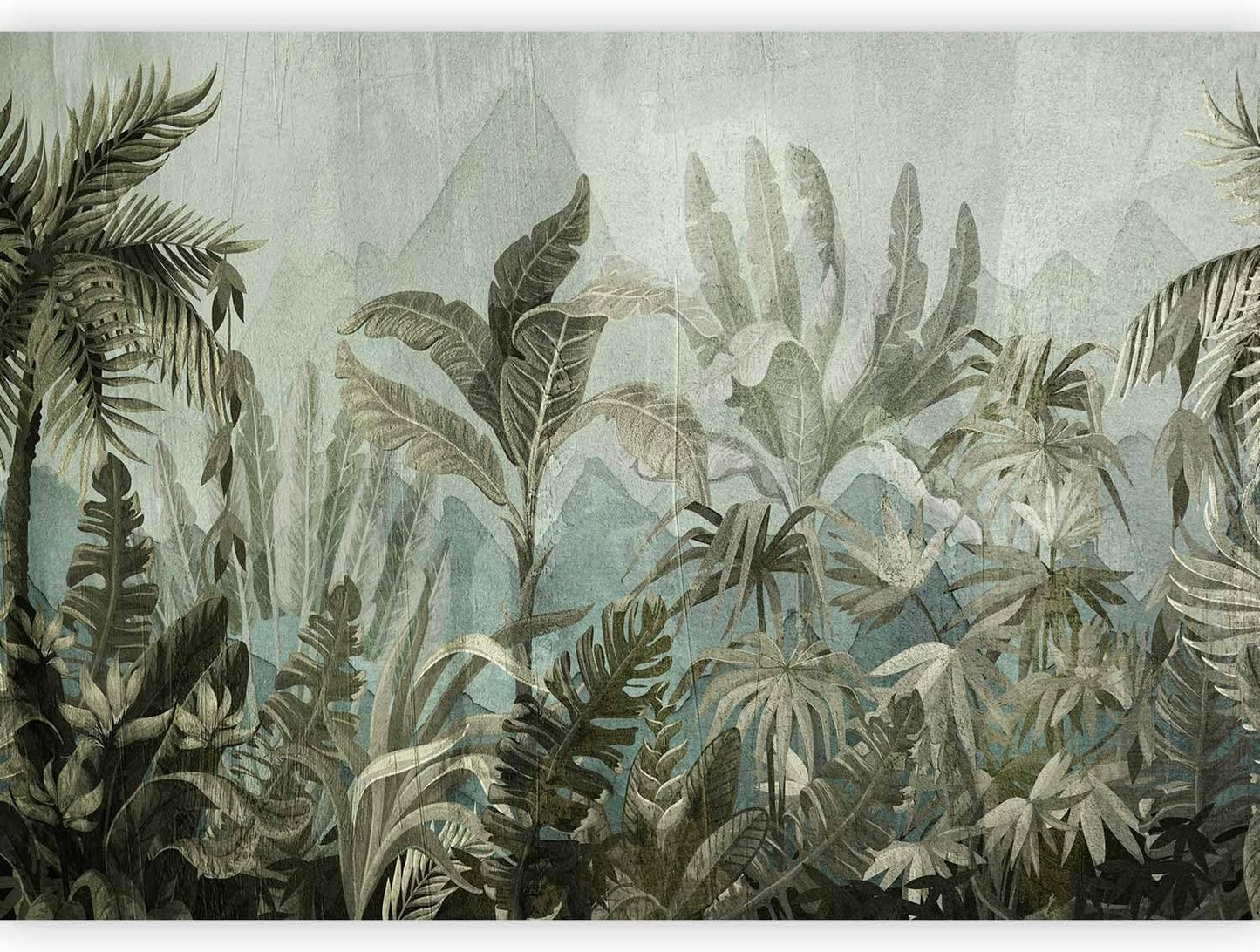 artgeist Wall Mural Leaves 98x69 in - XXL Non-Woven Wallpaper Fleece Wall Decor Photo Print Picture Image Design Nature Botanical Plants Palm Abstract b-C-0854-a-a