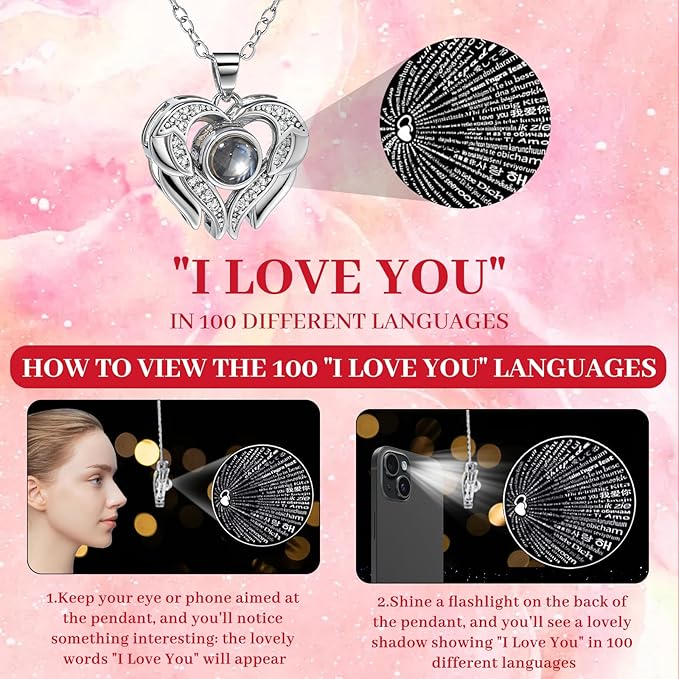 FIACO Gifts for Mom Preserved Real Roses with I Love You Necklace Fresh Forever Flowers Mothers Day Flower Gifts for Women Grandma Anniversary Birthday Gift for Girlfriend Wife Daughter