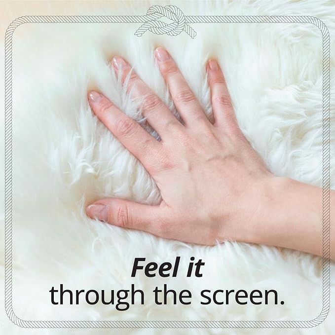 Premium Genuine Sheepskin Rug – Soft & Fluffy Single Pelt (2’ x 3’) Natural Ivory White Lambskin Area Rug for Bedroom, Living Room Or Chair Cover Sheepskin Throw – Made in Argentina