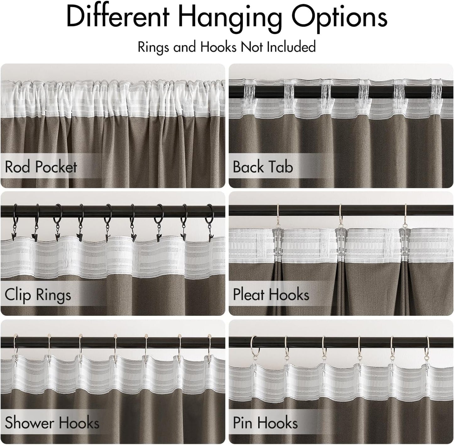 MIULEE Taupe Velvet Curtains 96 inches 2 Panels - Luxury Room Darkening Window Drapes for Bedroom Living Room Thermal Insulated Super Soft Blackout, Back Tab Rod Pocket Pinch Pleated, W52 x L96