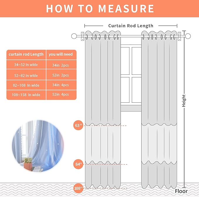 XiDi Rainbow Blackout Curtains 96 Inches Long for Girls Bedroom 2 Panels Set, Kids Pink Curtains for Room Decor Unicorn Wall Decals Drapes for Little Girl Nursery Pink/Grey/Blue 34 Inches Wide