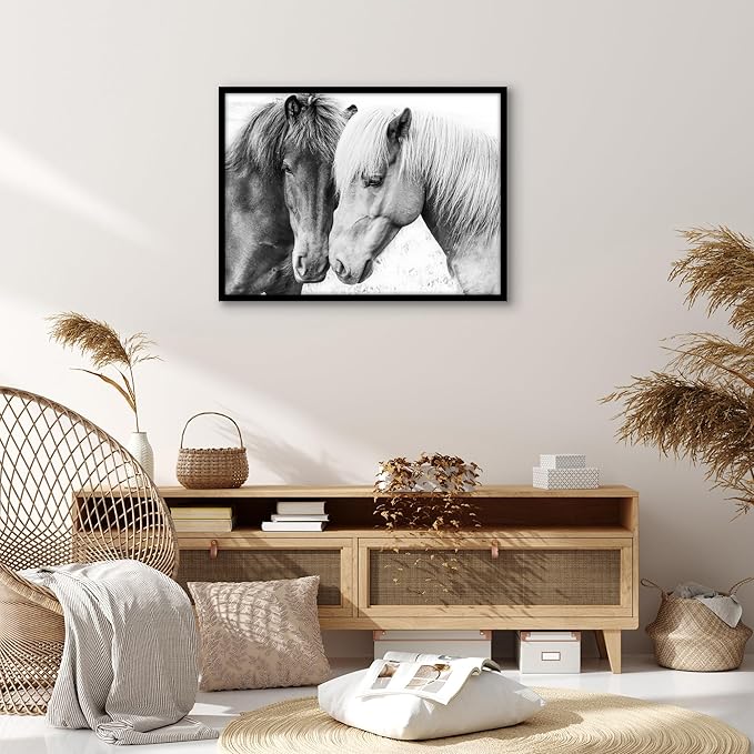 Americanflat 22x30 Picture Frame with Polished Plexiglass - Streamline Collection - Thin Border Picture Frame for Wall Display - Hanging Hardware Included - Black