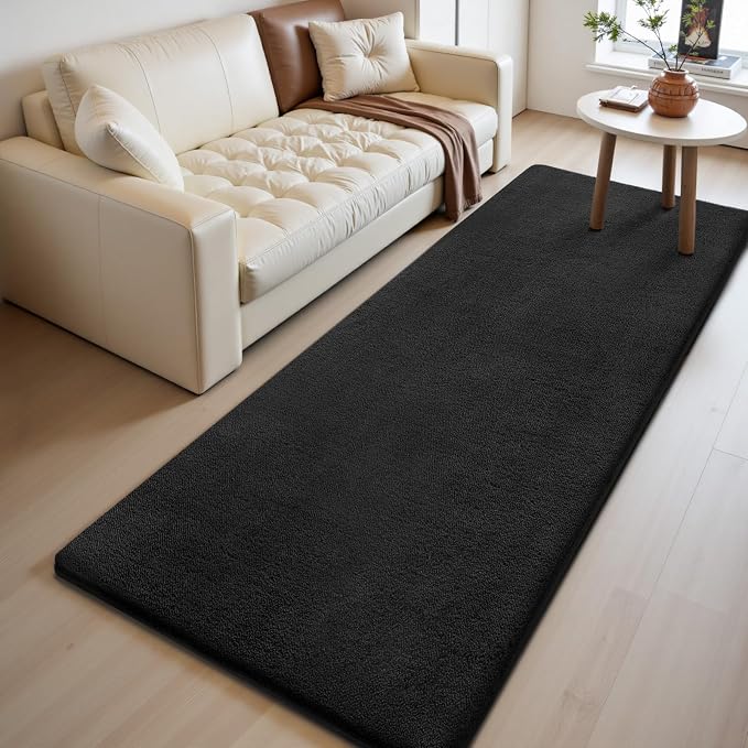 Sour Lemon 2x6 Soft Runner Rugs for Hallways, Bedside Rugs for Bedroom Living Room Area Throw Rug Runner Carpets Non Slip Memory Foam Area Rug for Kids Rooms, Dorm, Home Decor Aesthetic
