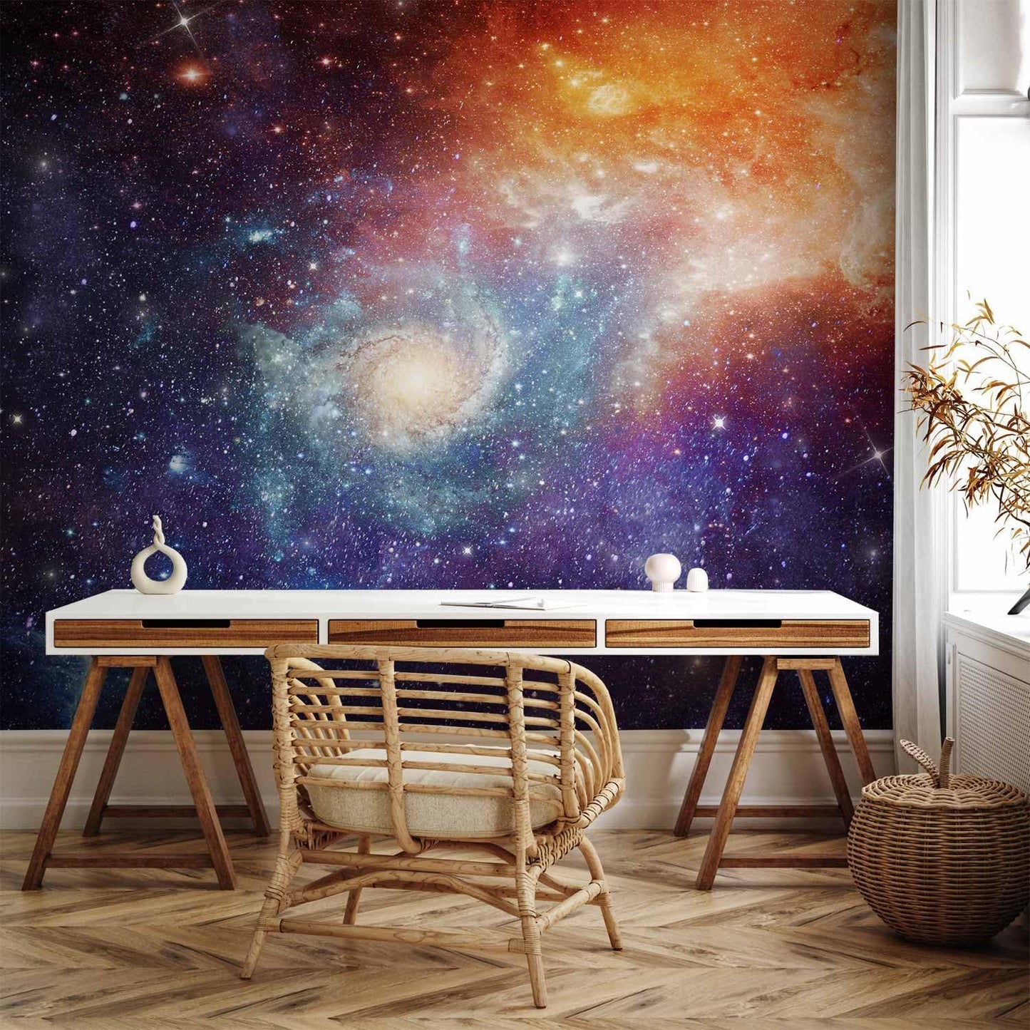 artgeist Wall Mural Cosmos Galaxy 118x83 in - XXL Non-Woven Wallpaper Fleece Wall Decor Photo Print Picture Image Design Home f-C-0101-a-a