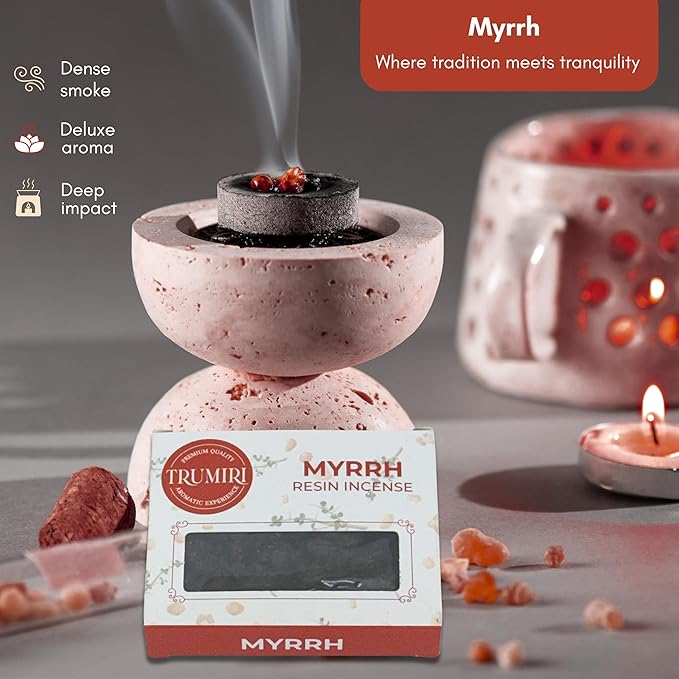 Myrrh Resin Incense - Mirra - Natural Tree Gum Sap - 30g Pack